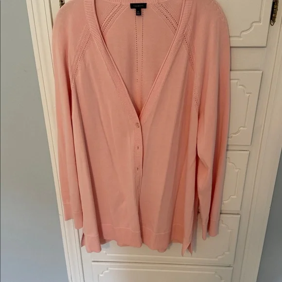 Talbots Soft Pink Knit Cardigan - Picture 1 of 4